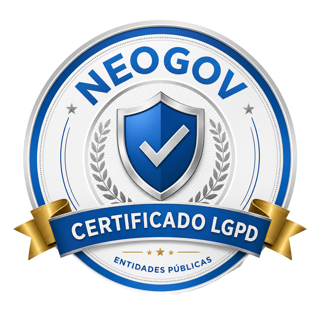 Selo NEOGOV Tecnologia — Certificado LGPD para Entidades Públicas